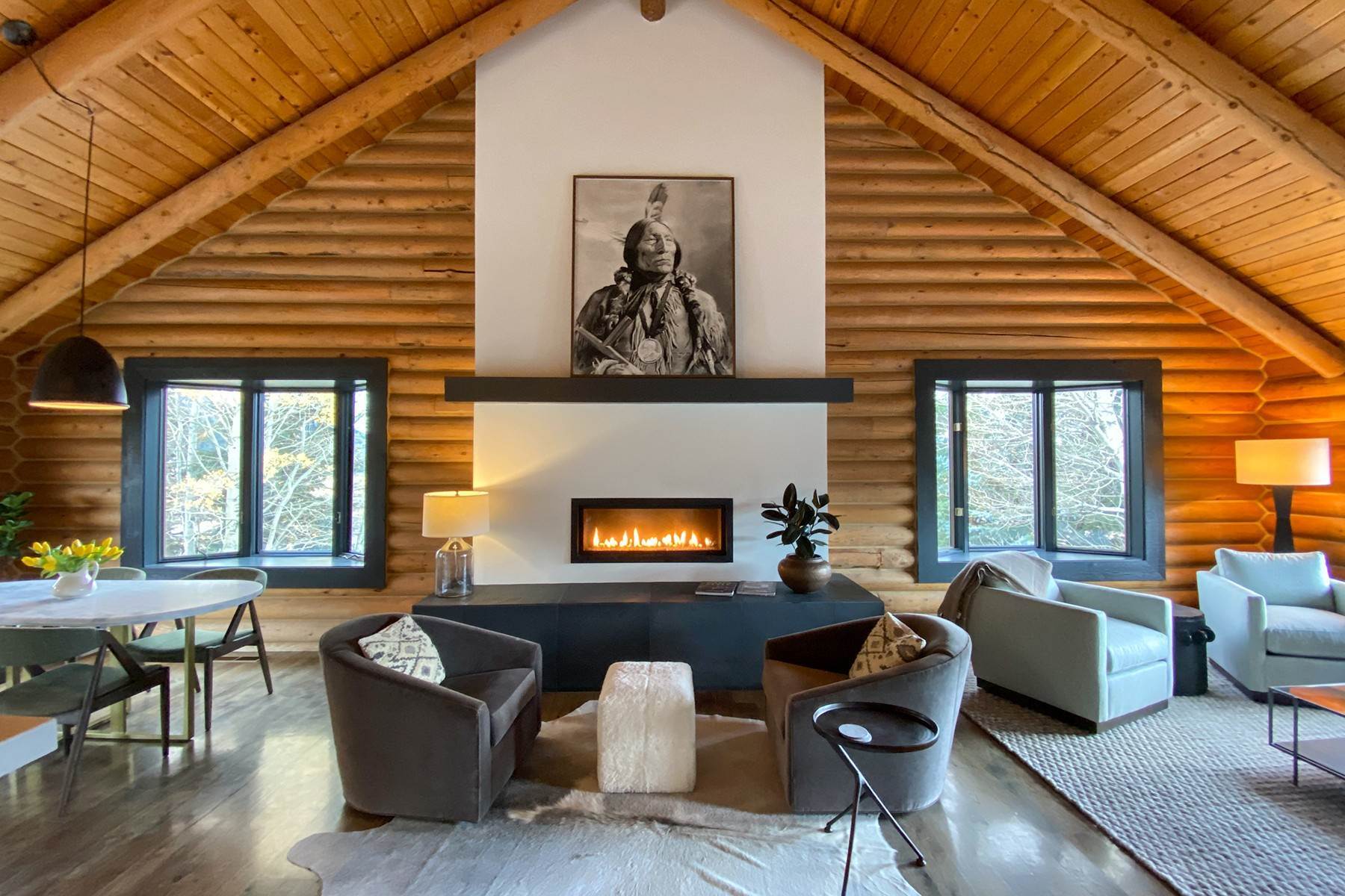 5. Single Family Homes for Sale at Modern Farmhouse Adjacent to Open Space 290 Bar Y Road Jackson, Wyoming 83001 United States