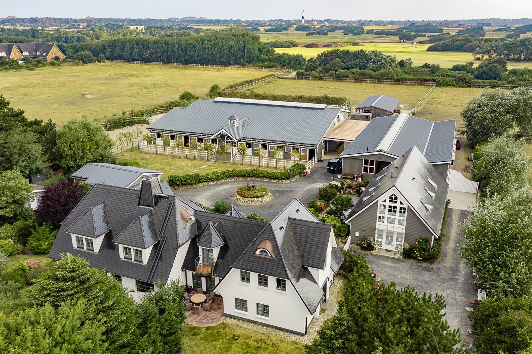 Farm and Ranch Properties for Sale at Gut Soelring: Exclusive equestrian manorial estate in premium German island Sylt Terpwai 14 Sylt, Schleswig-Holstein 25996 Germany