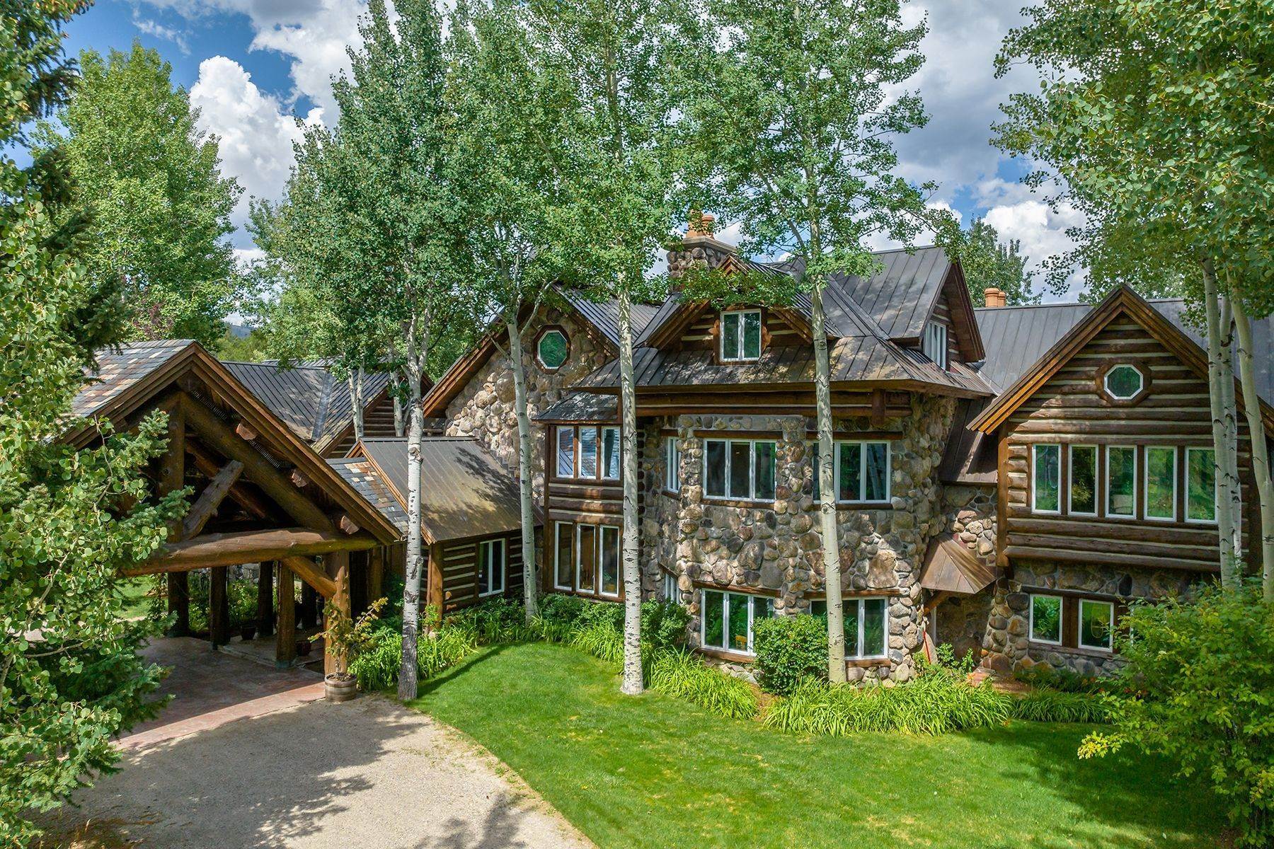 Single Family Homes for Sale at Jackson Hole Masterpiece 3355 S Fall Creek Road Wilson, Wyoming 83014 United States