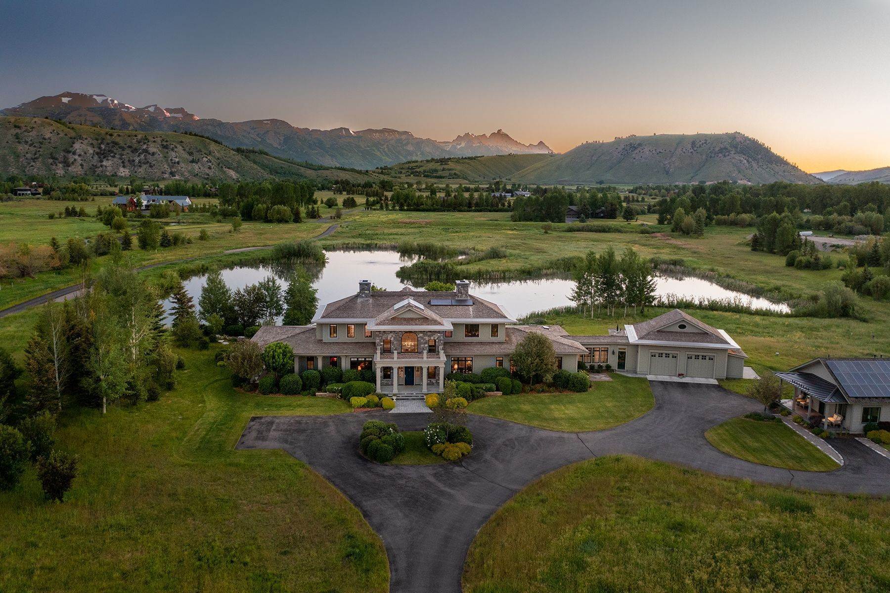 Single Family Homes for Sale at Sanctuary with Teton Views in Dairy Ranches 2670 W Dairy Lane Jackson, Wyoming 83001 United States