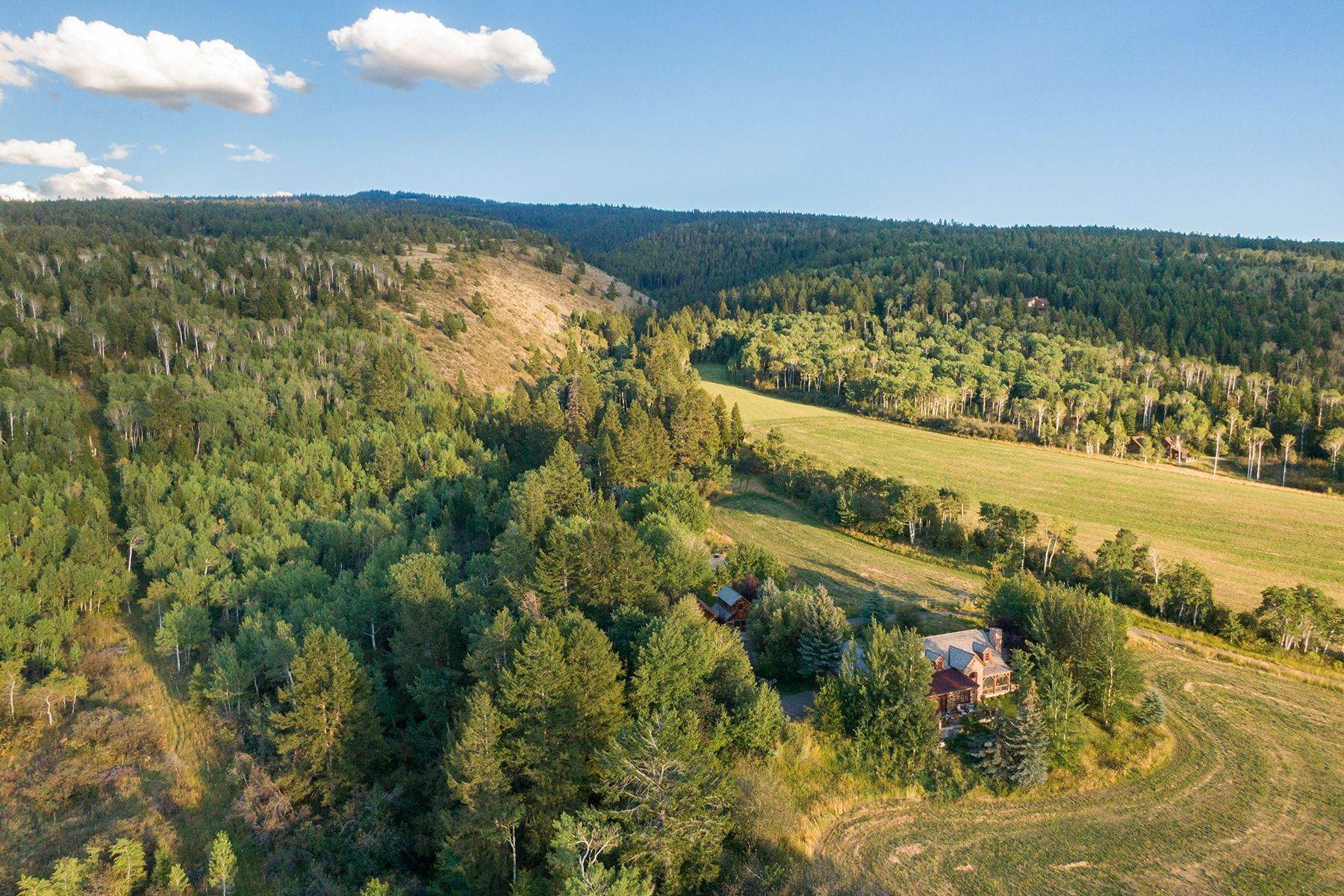 3. Single Family Homes for Sale at 60 Acres-Borders National Forest with Creek 2204 Crandall Drive Victor, Idaho 83455 United States