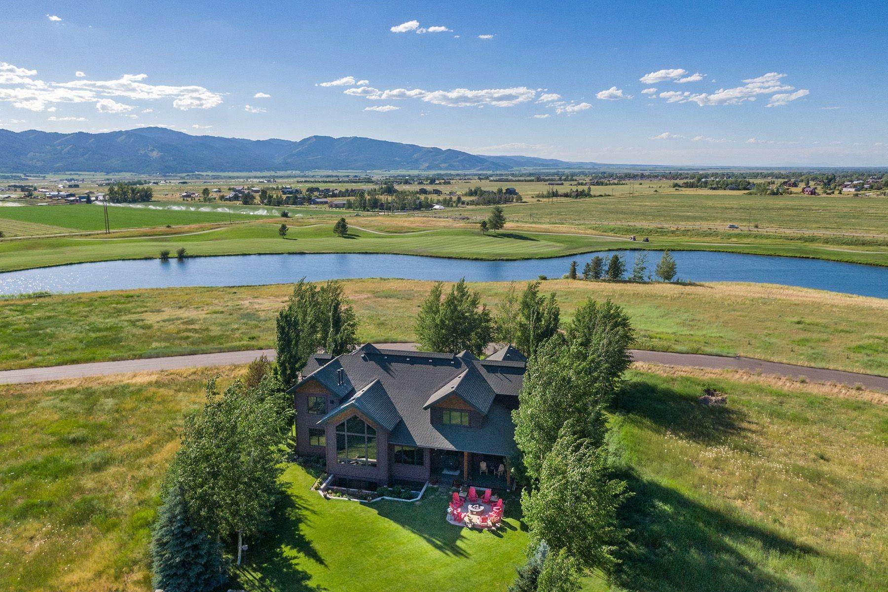 Single Family Homes for Sale at Teton Springs Elegance with Water View 15 Kearsley Lane Victor, Idaho 83455 United States