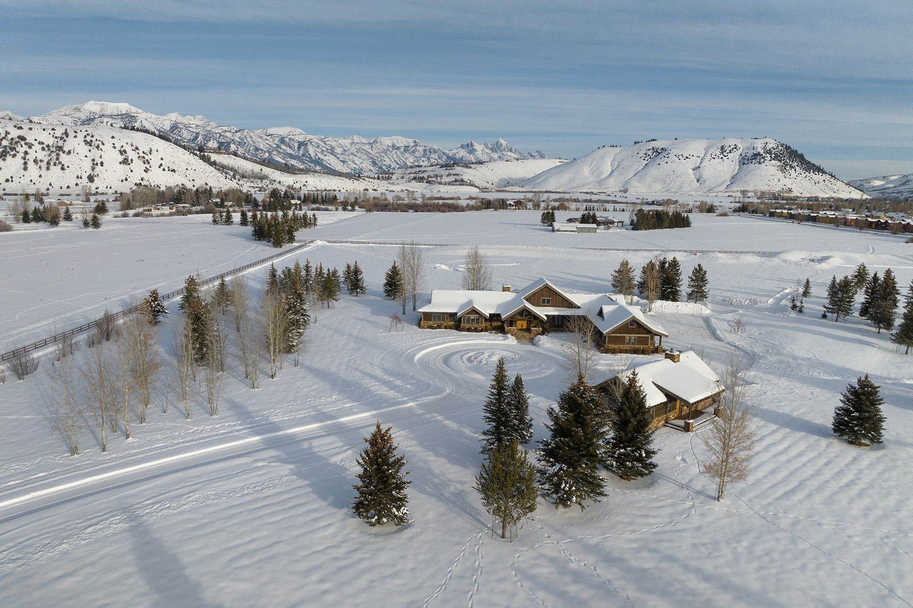 Single Family Homes for Sale at Equestrian Estate 2765 W Dairy Lane Jackson, Wyoming 83001 United States